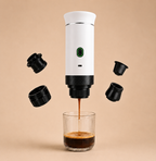 UVELORA Go™ – Premium Espresso. Überall.