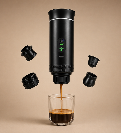 UVELORA Go 2.0 Pro™ – Premium Espresso. Überall