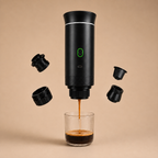 UVELORA Go™ – Premium Espresso. Überall.