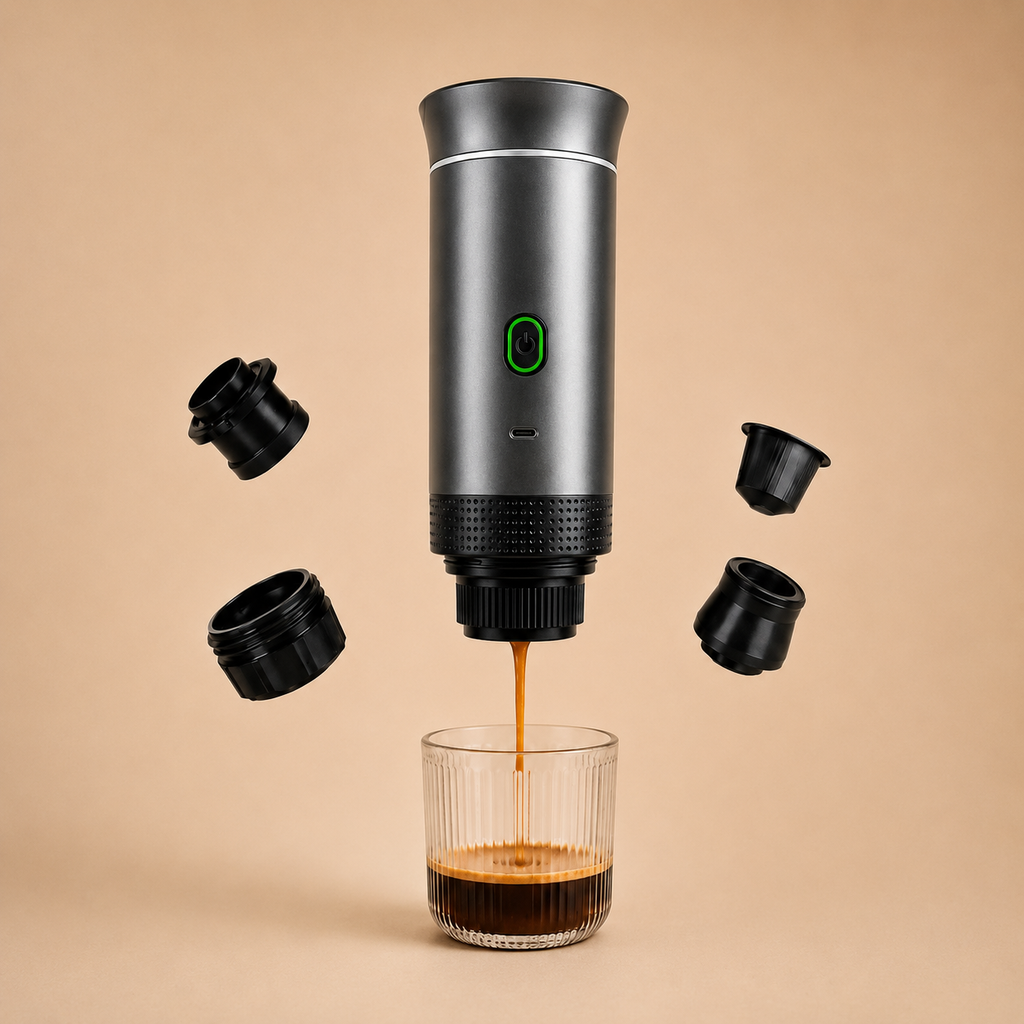 UVELORA Go™ – Premium Espresso. Überall.