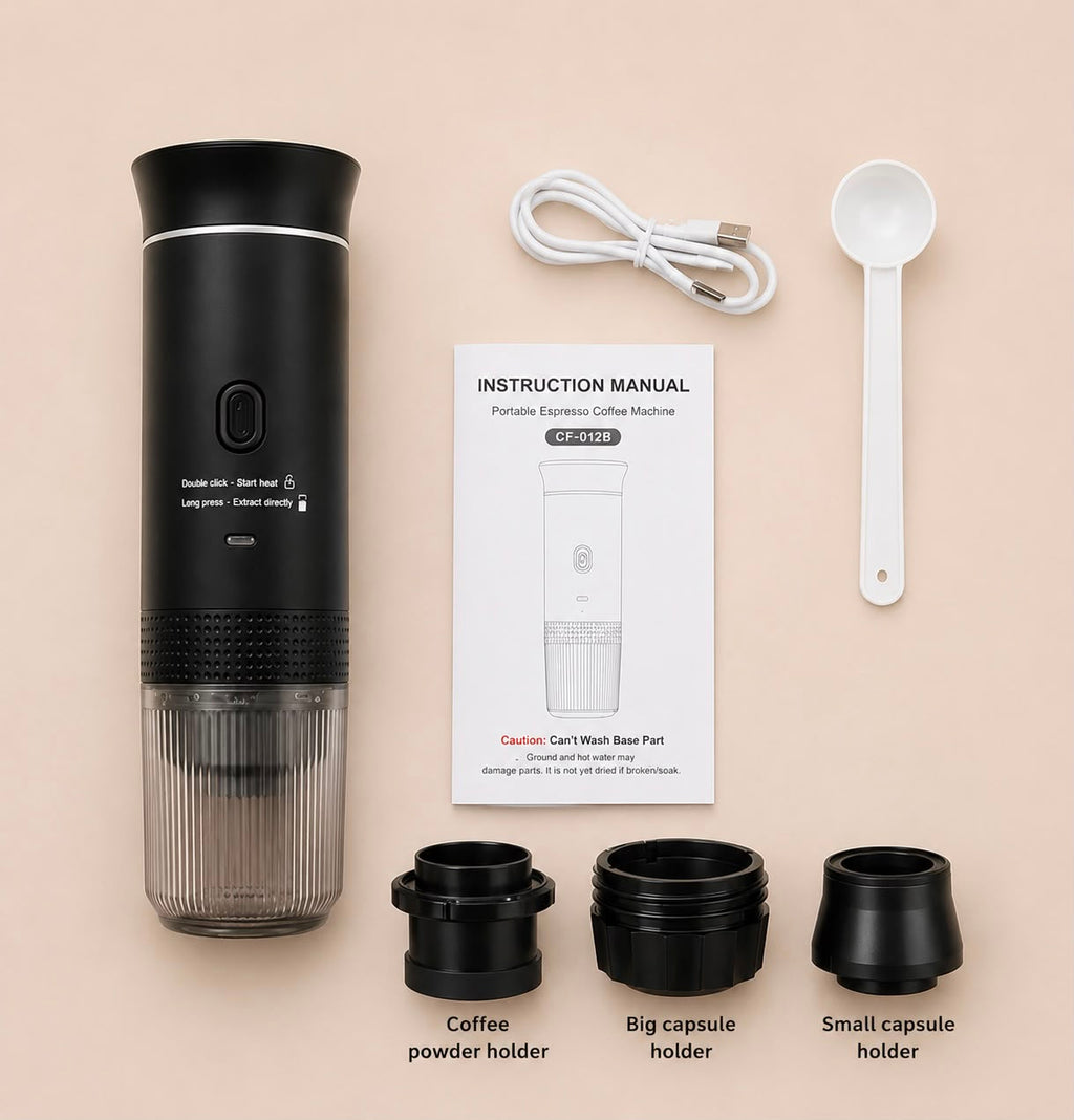 UVELORA Go™ – Premium Espresso. Überall.