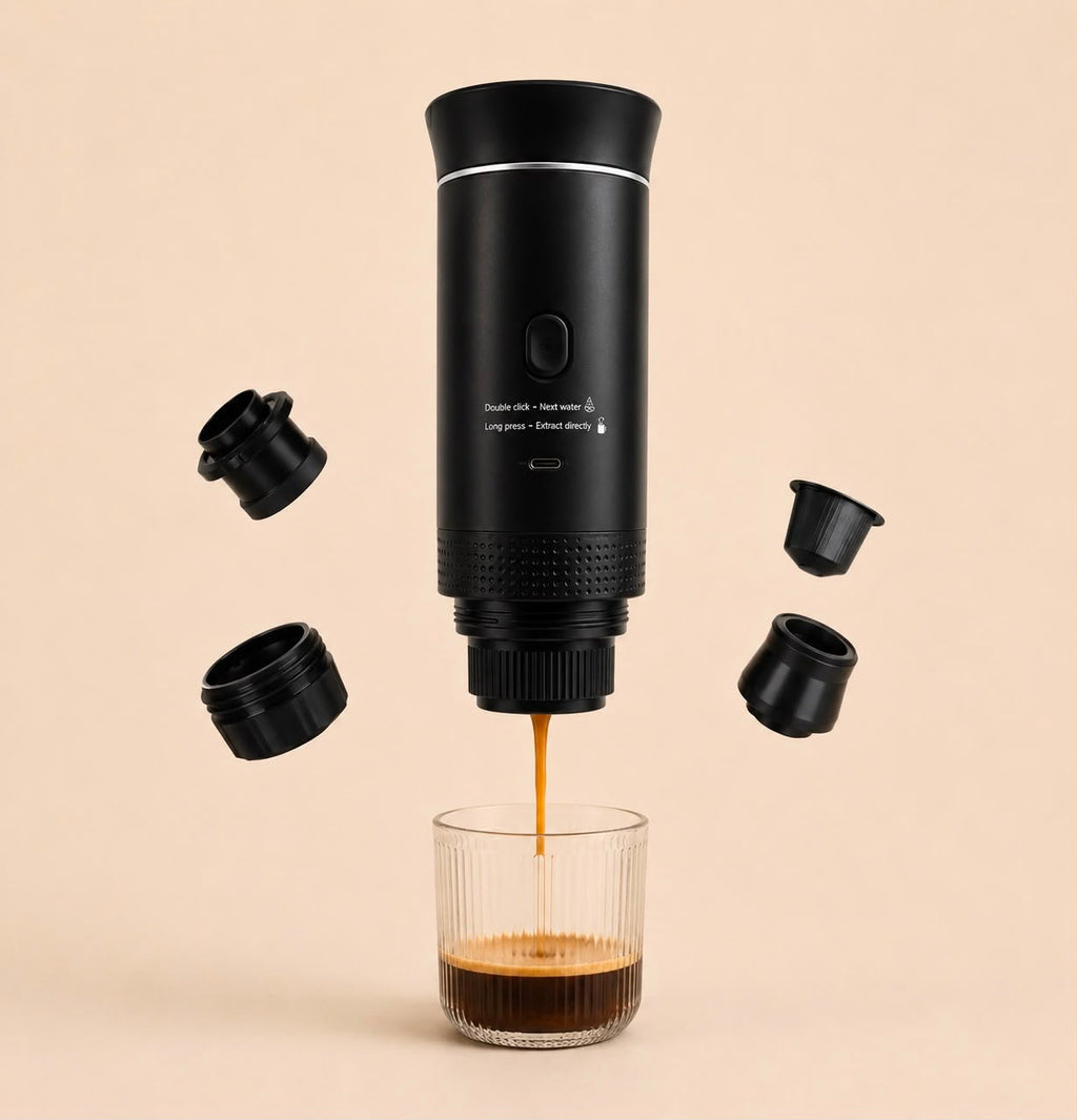 UVELORA Go™ – Premium Espresso. Überall.