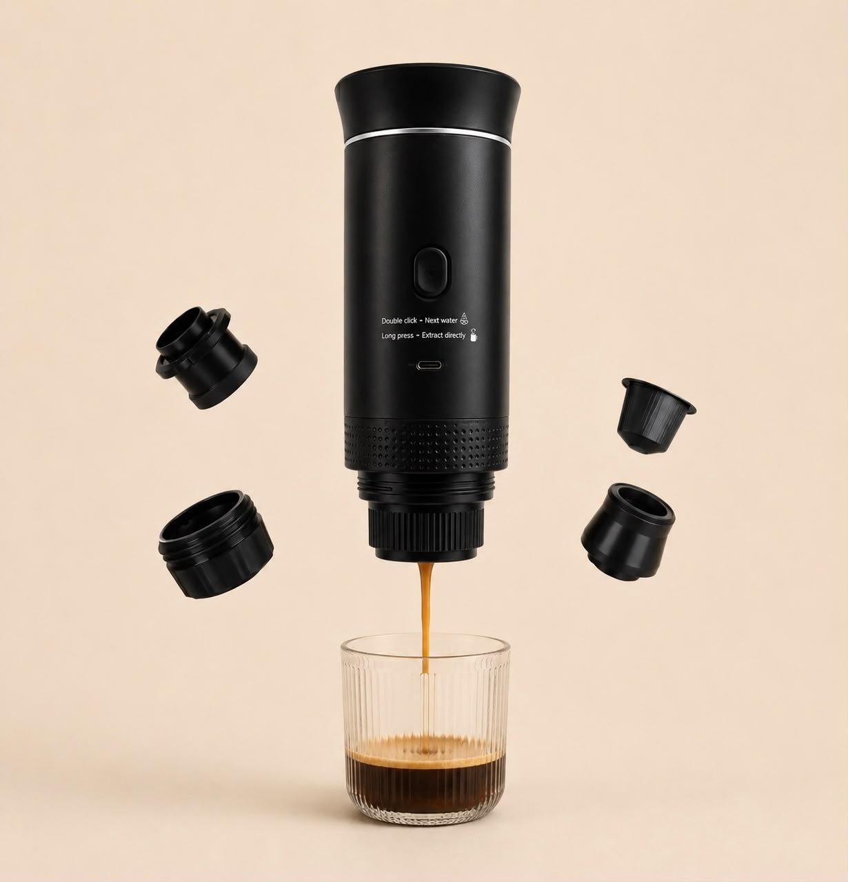 UVELORA Go™ – Premium Espresso. Überall.